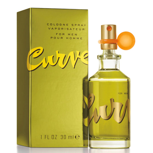 Curve for Men Cologne Spray, Spicy Woody Magnetic Scent for Day or Night, 1 Fl Oz Curve 1 Fl Oz (Pack of 1)