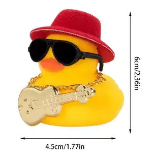 Mini Rubber Duck Car Ornament